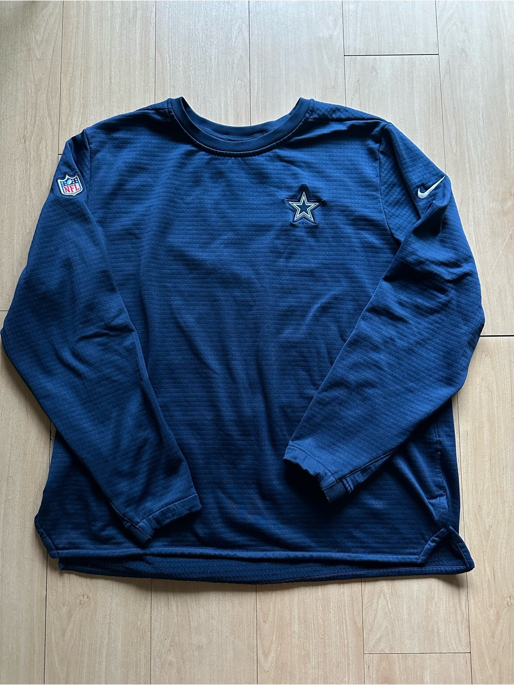 Dallas Cowboys On Field Longsleeve Active Wear Waffle Shrt Men’s XL NFL Football